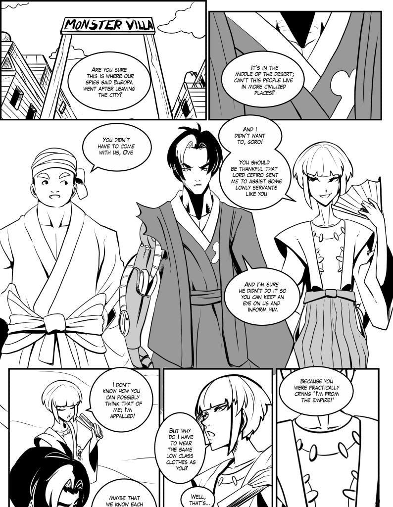 Monster girls on tour - Episode 344, Page 1: Page 344